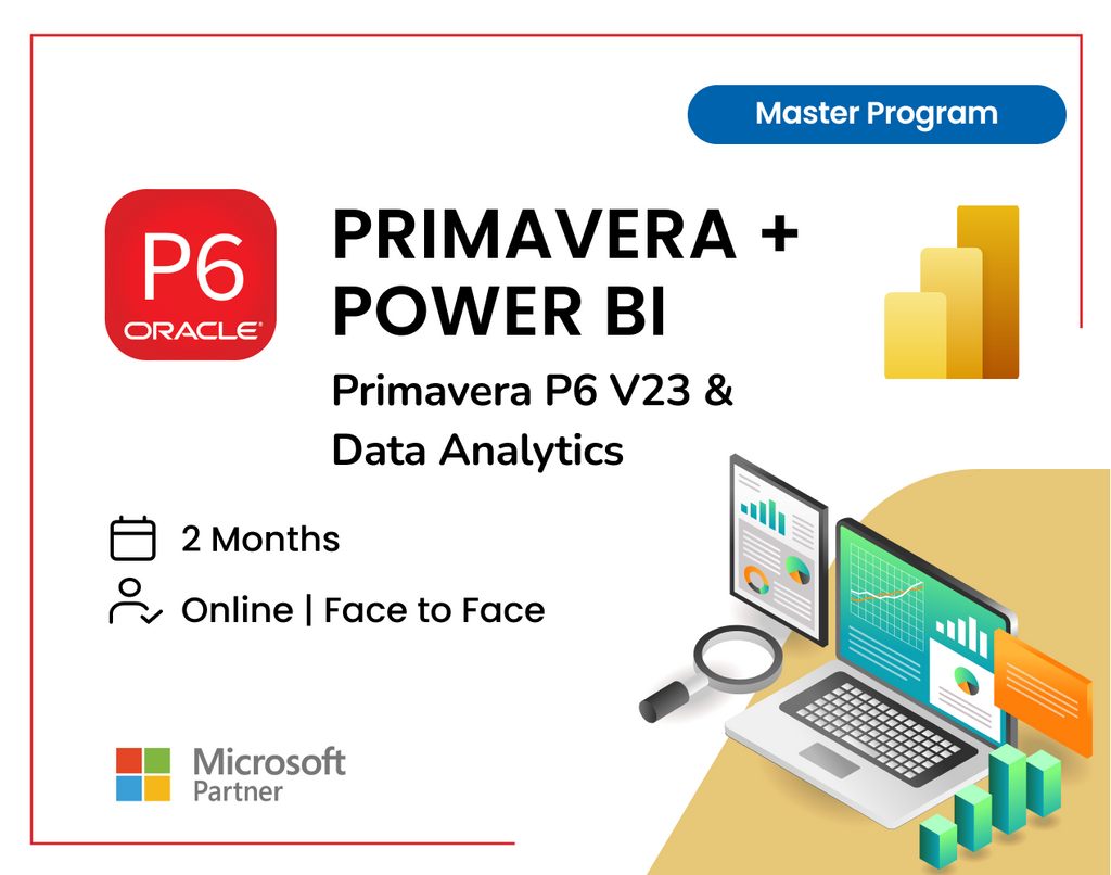 Power BI + Certified Planning Engineer with Primavera P6